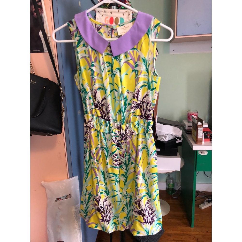 Kate Spade Collar Floral Print Dress